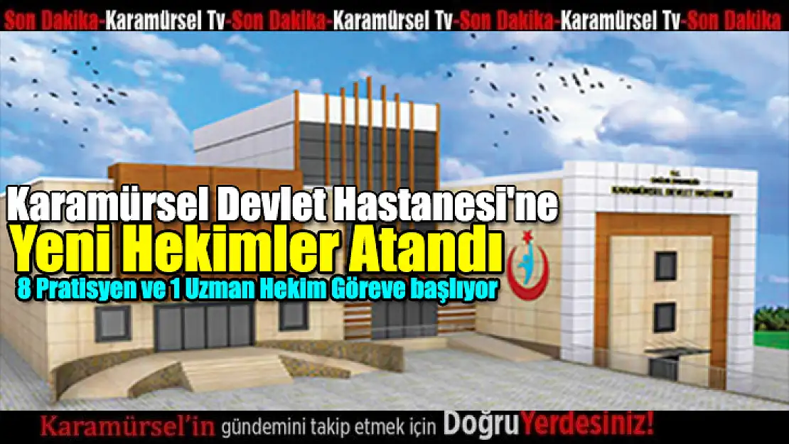 Karamürsel Devlet Hastanesi'ne Yeni Hekimler Atandı