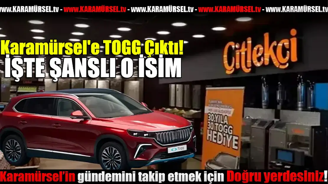 Karamürsel'e TOGG Çıktı!