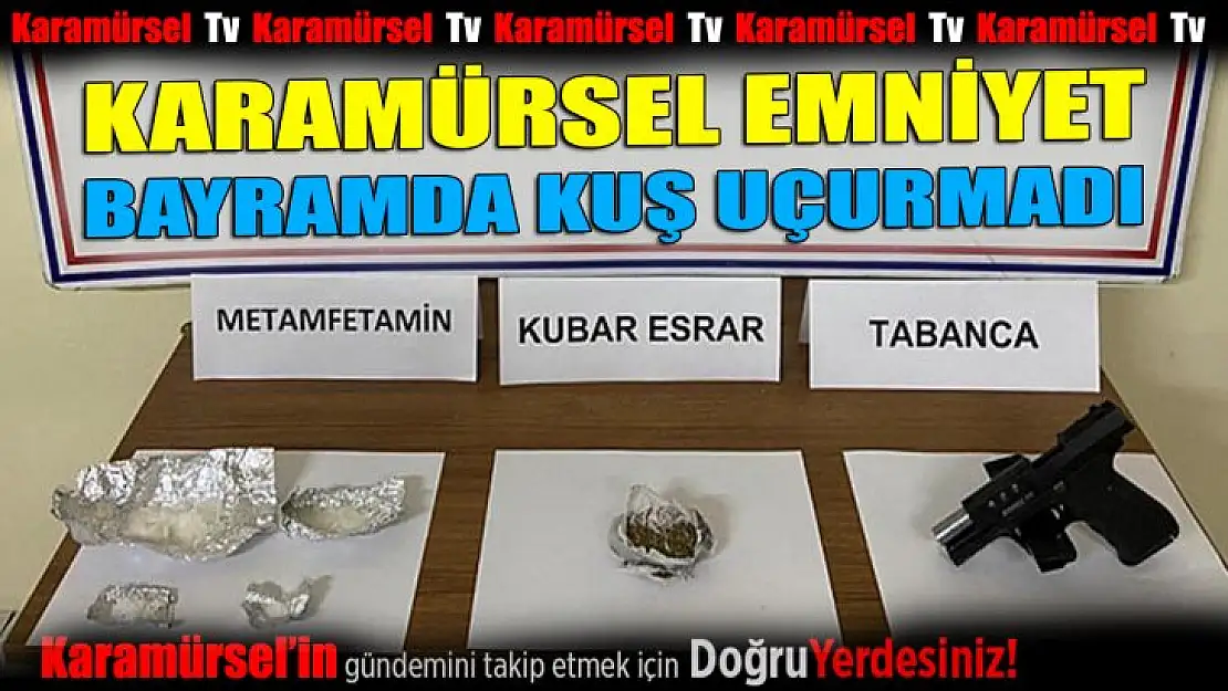 Karamürsel Emniyet bayramda kuş uçurmadı