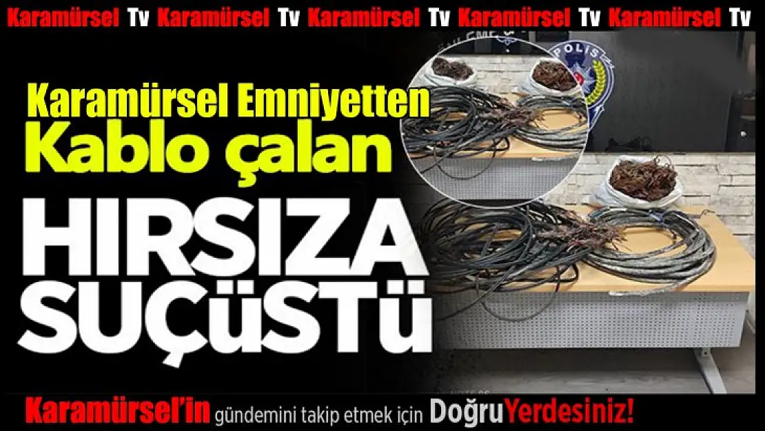 Karamürsel Emniyet hırsızı suçüstü yakaladı!