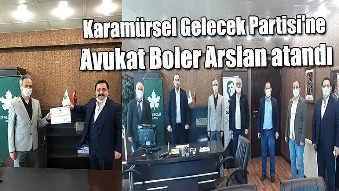 Karamürsel Gelecek Partisi'ne Avukat Boler Arslan atandı