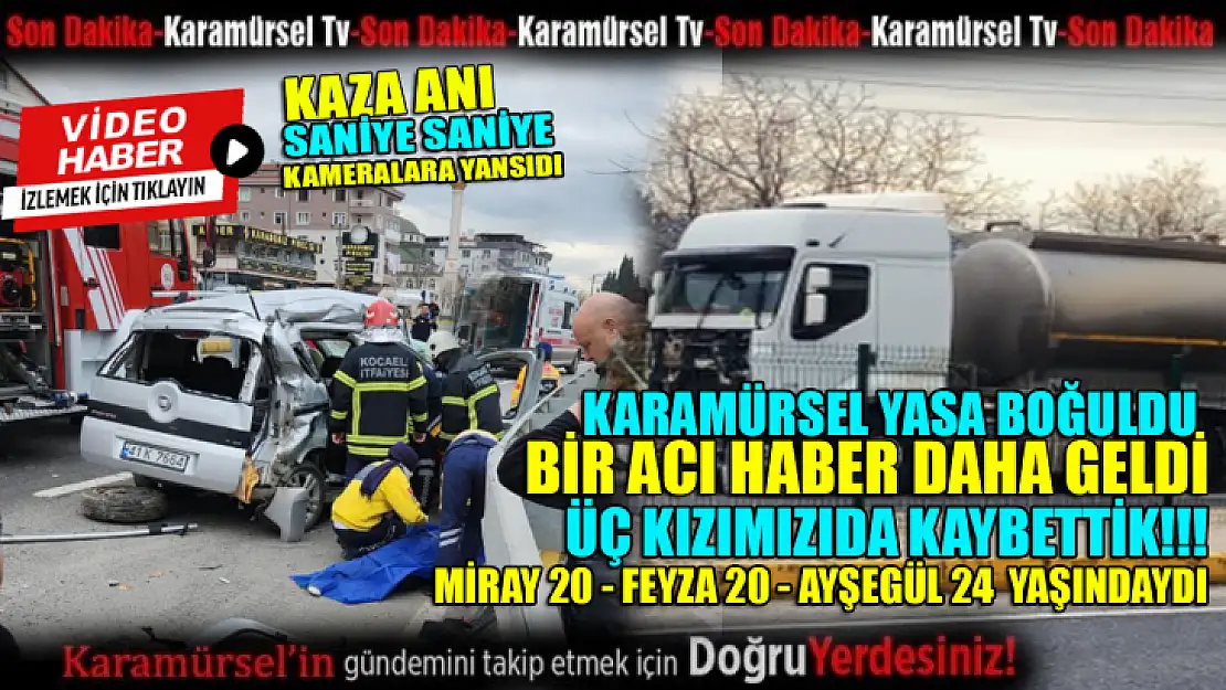 Karamürsel gencecik üç evladını kaybetti!