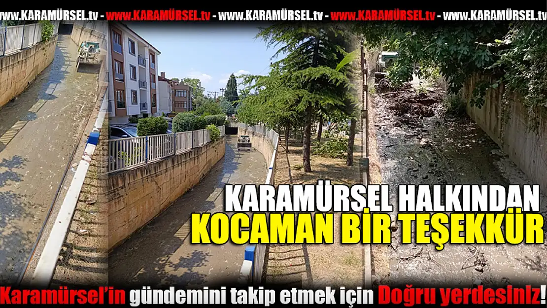 Karamürsel Genelinde Dere Temizliği Başladı