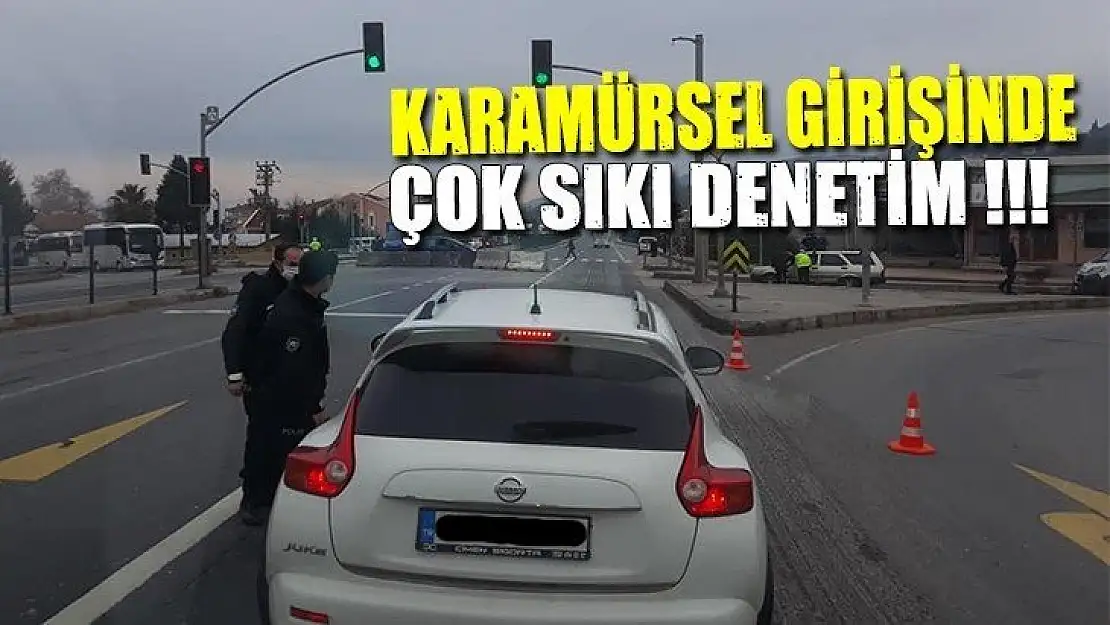 Karamürsel girişinde sıkı denetimler başladı