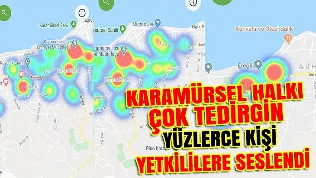 Karamürsel git gide kızarıyor!