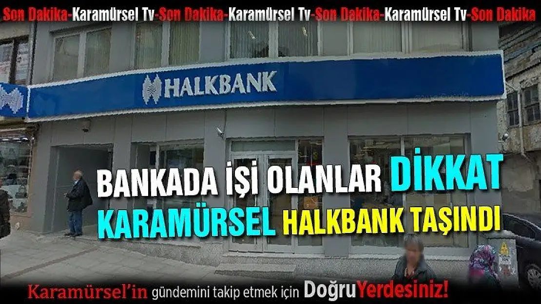 Karamürsel Halk Bankası Taşındı