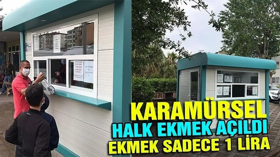 Karamürsel halk ekmek 2 noktada açıldı!