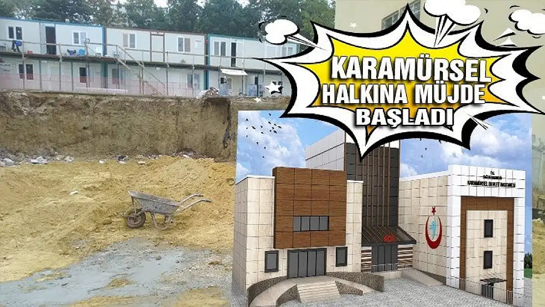 Karamürsel halkına müjde inşaat başladı