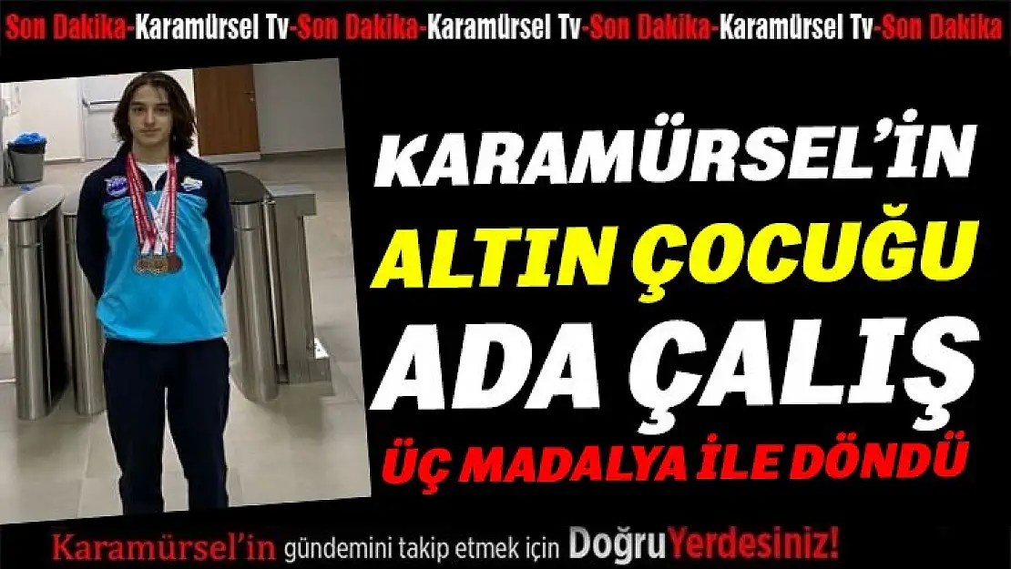 Karamürsel'in altın çocuğu Ada Çalış