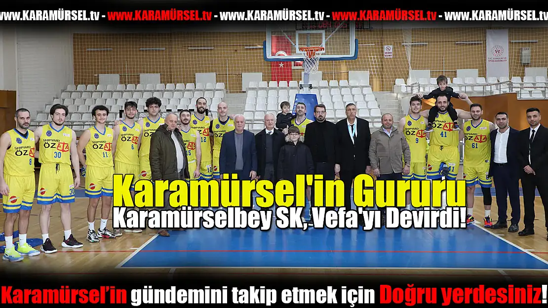 Karamürsel'in Gururu Karamürselbey SK, Vefa'yı Devirdi!