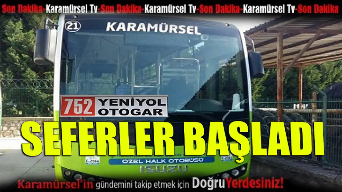 Karamürsel İzmit Otogar direk seferler başladı