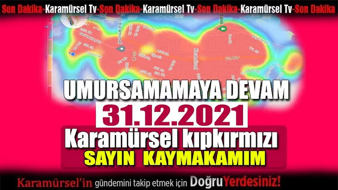 Karamürsel kıp kırmızı!