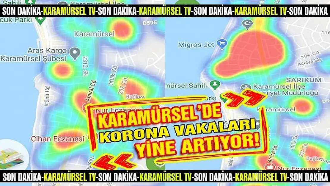 Karamürsel korona vakaları yine artıyor!