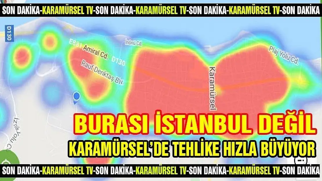 Karamürsel merkez korona alarmı veriyor