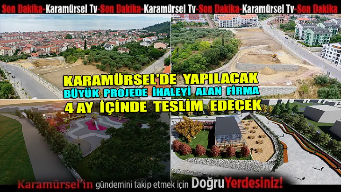 Karamürsel Millet Bahçesi 4 ay sonra tamam