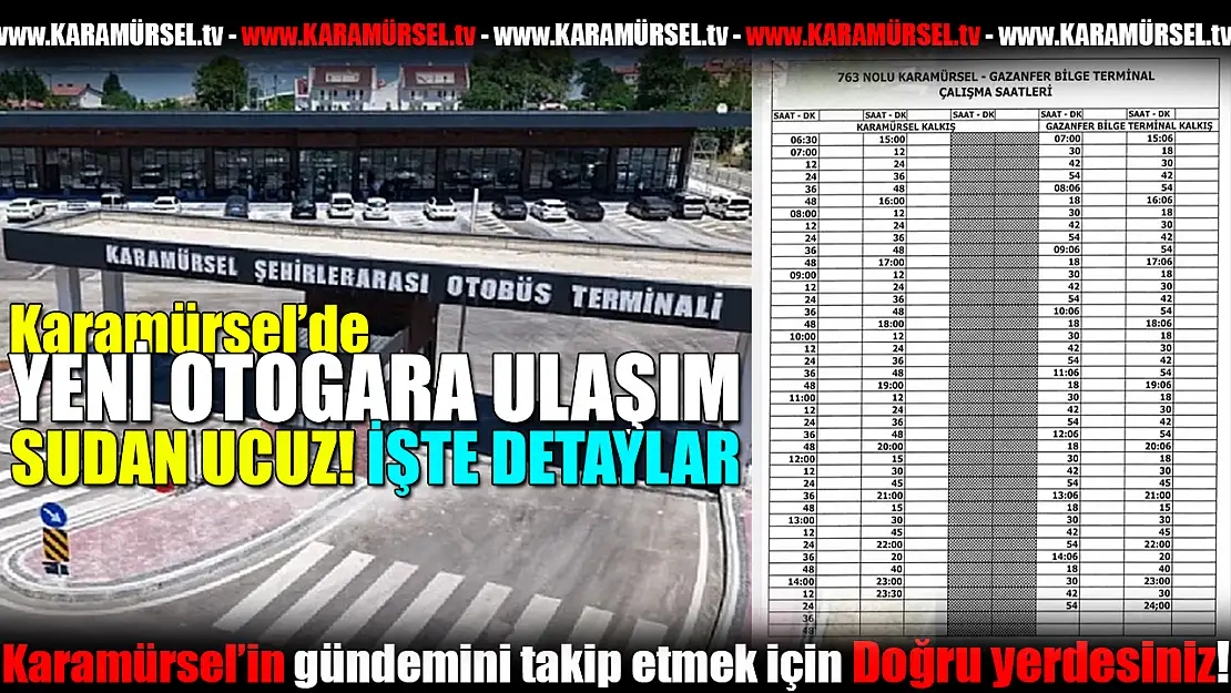 Karamürsel otogarına ulaşım bu kadar kolay!