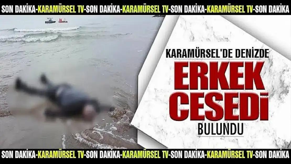 Karamürsel sahilde bir genç ölü bulundu
