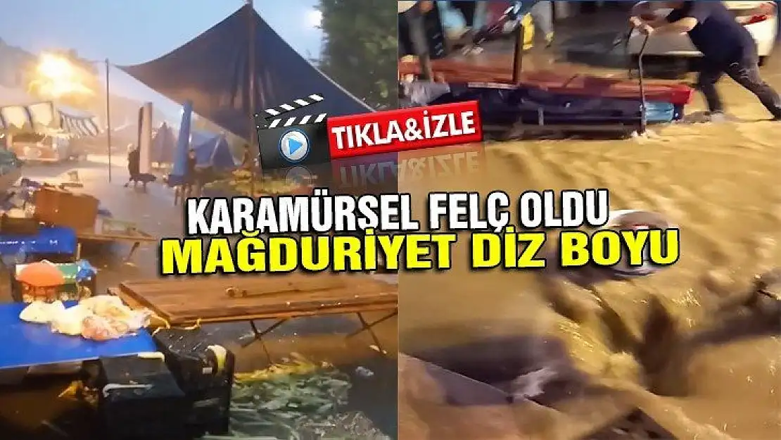 Karamürsel sele teslim oldu!