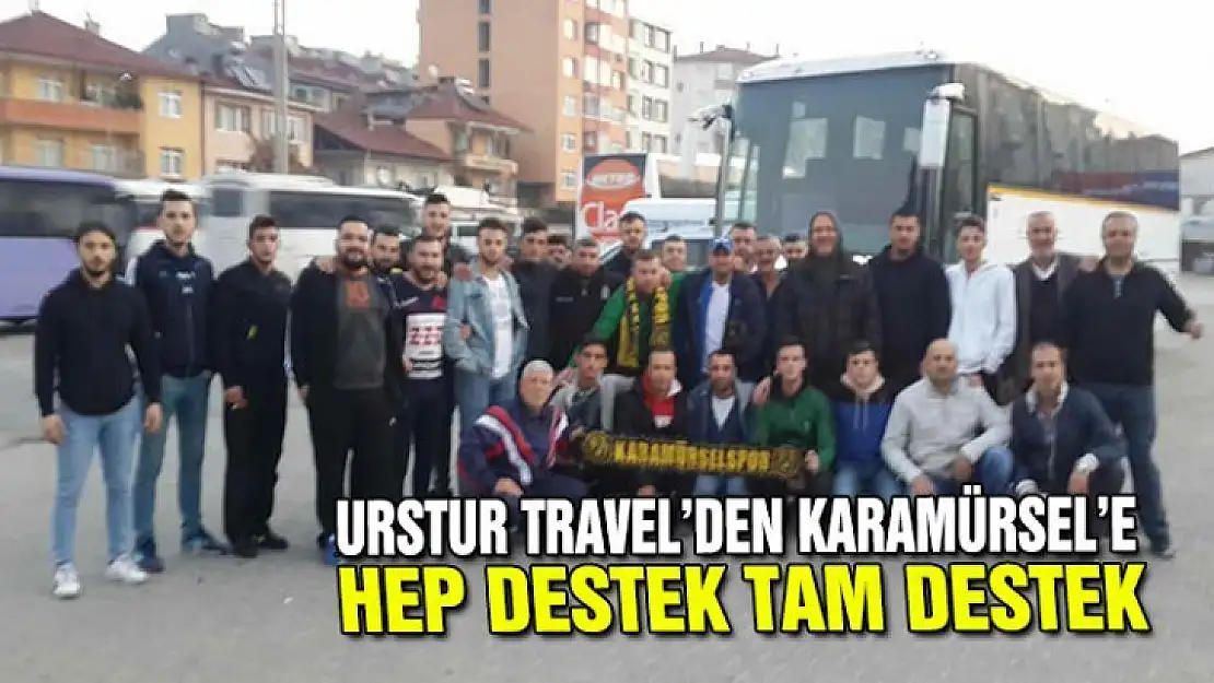 Karamürsel Spor taraftarına tam destek, hep destek