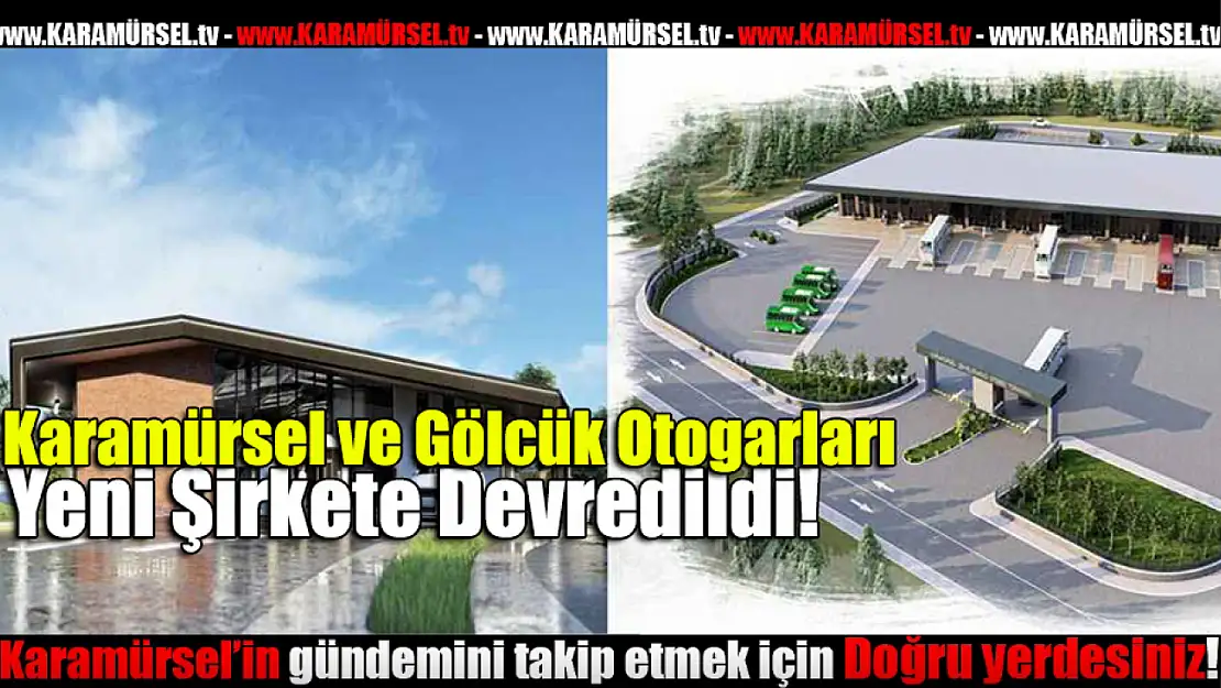 Karamürsel ve Gölcük Otogarları Yeni Şirkete Devredildi!