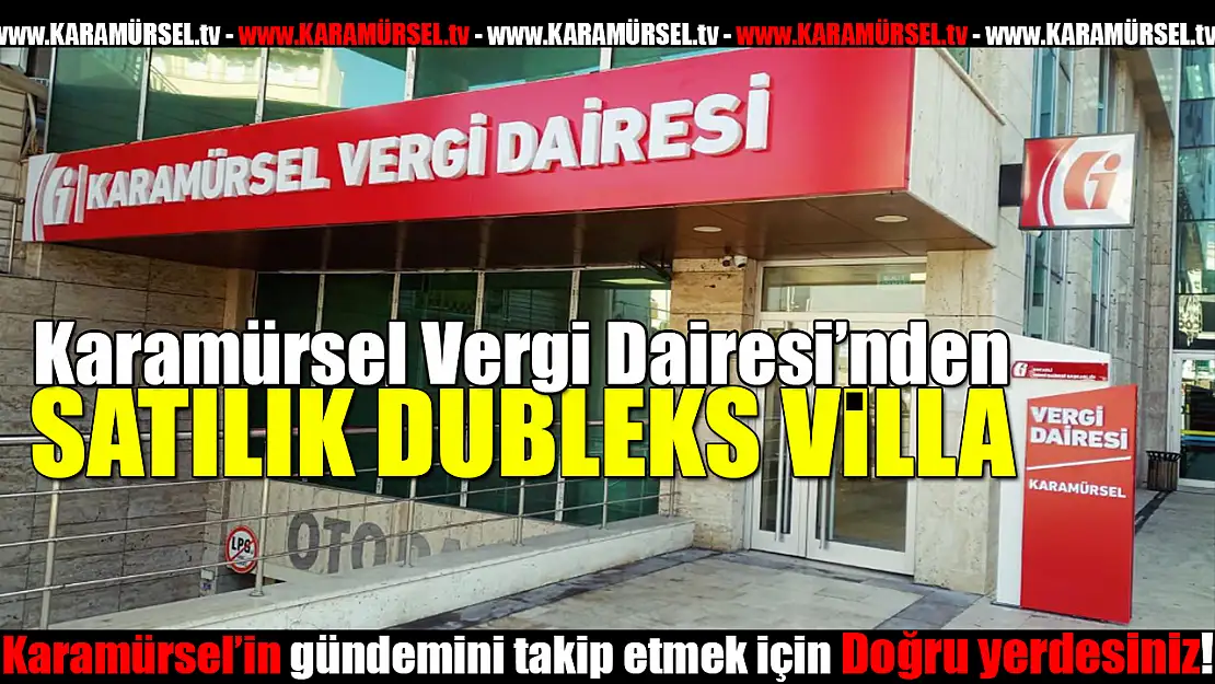 Karamürsel vergi Dairesi'nden satılık