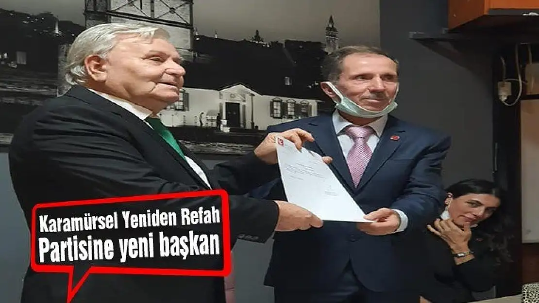 Karamürsel Yeniden Refah Partisine yeni başkan