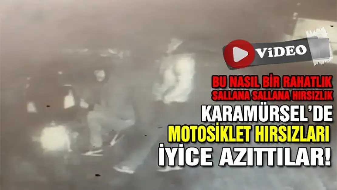 Karamürsel'de 1 haftada 3 motosikleti çaldılar!