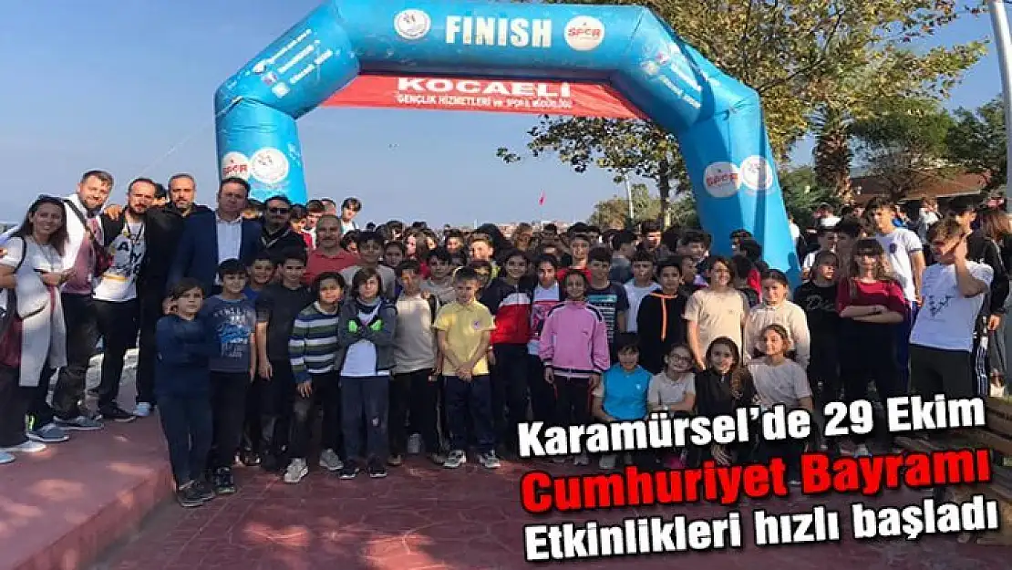 Karamürsel'de 29 Ekim etkinlikleri hızlı başladı