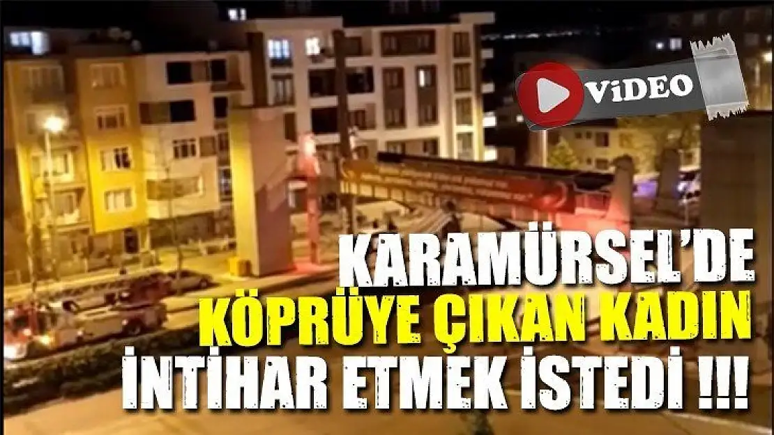 KARAMÜRSEL'DE İNTİHAR GİRİŞİMİ