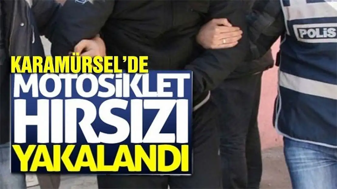 Karamürsel'de motosiklet hırsızı yakalandı