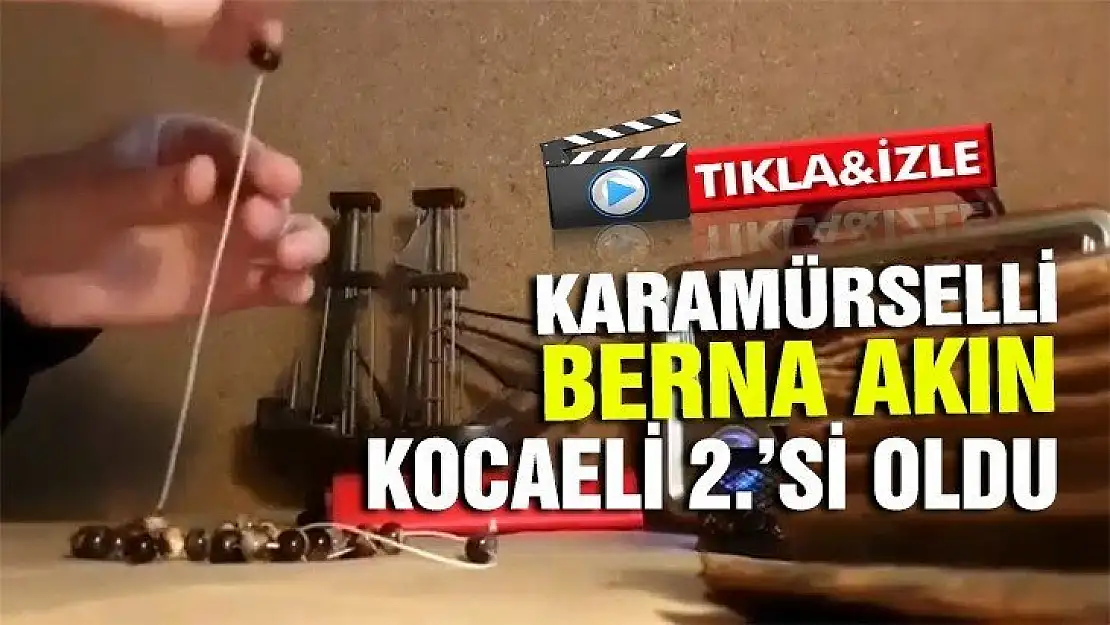 Karamürselli kızımız Kocaeli 2.'si oldu