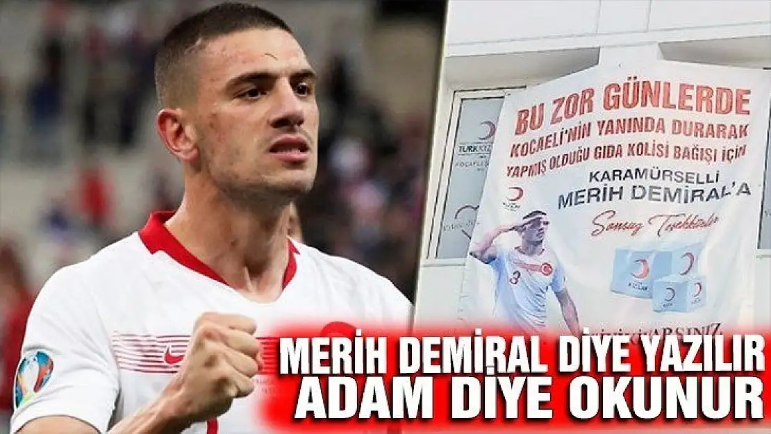 Karamürselli Merih Demiral'a Kızılay'dan teşekkür