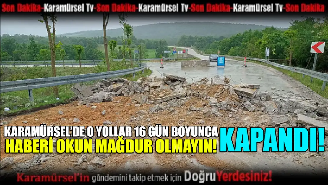 Karapınar, İhsaniye ve Akçat yolları trafiğe kapandı!