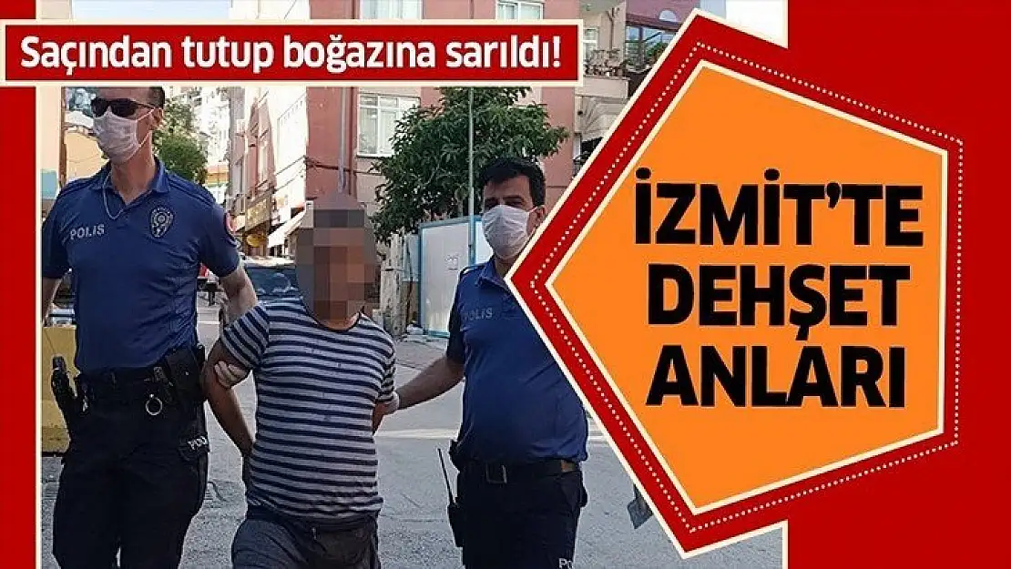 Kendisini uyaran güvenlik görevlisi kadına darp etti!