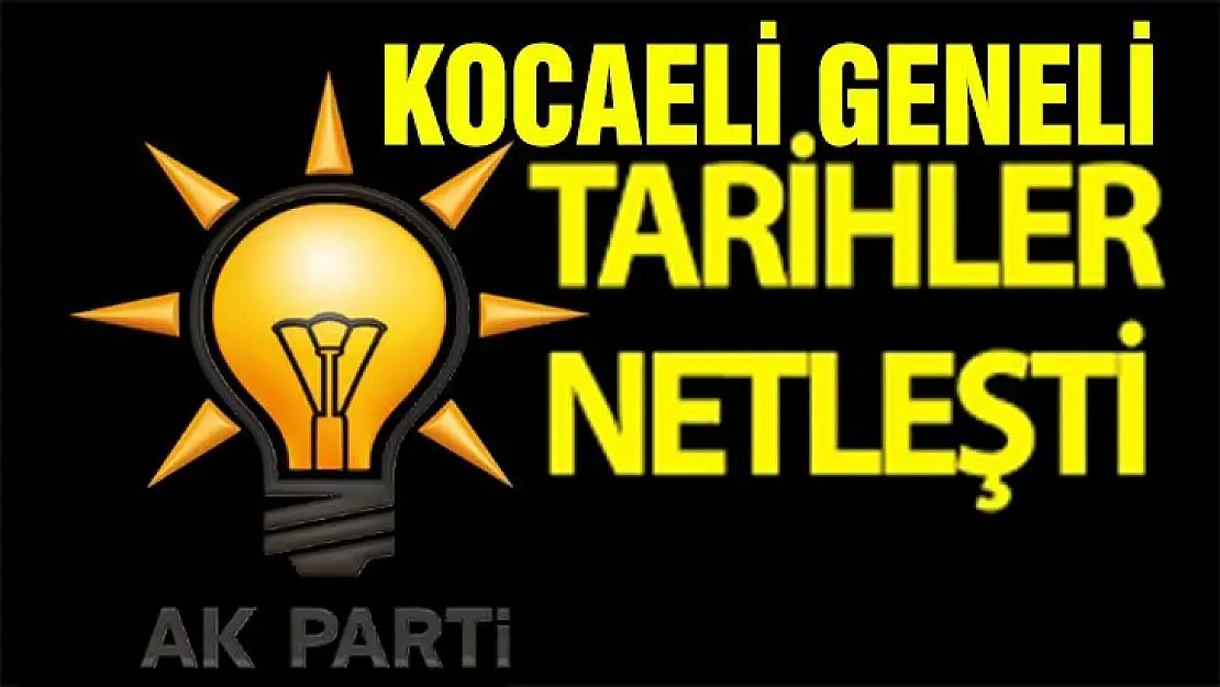 Kocaeli AK Parti'de delege seçim tarihleri belli oldu