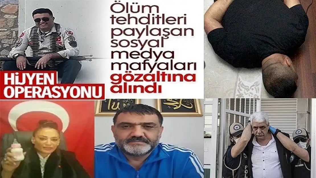 Kocaeli dahil 8 ilde sosyal medya mafyalarına operasyon