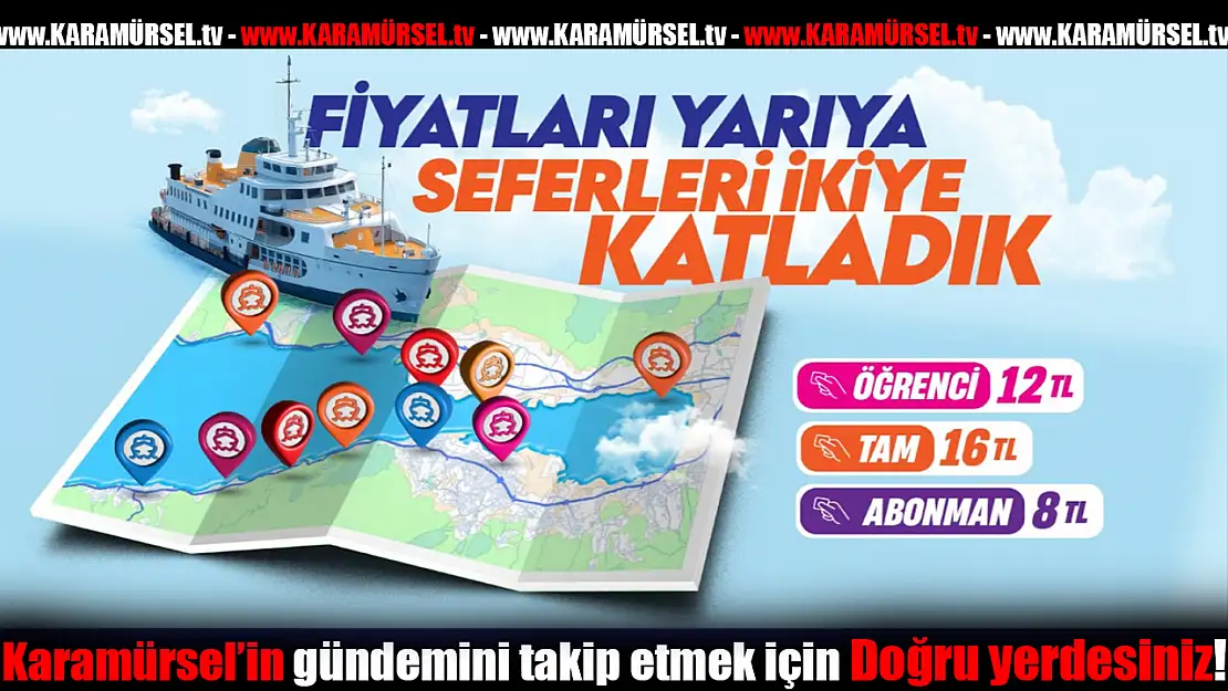Kocaeli Deniz Ulaşımında Kış Tarifesine Geçiyor!