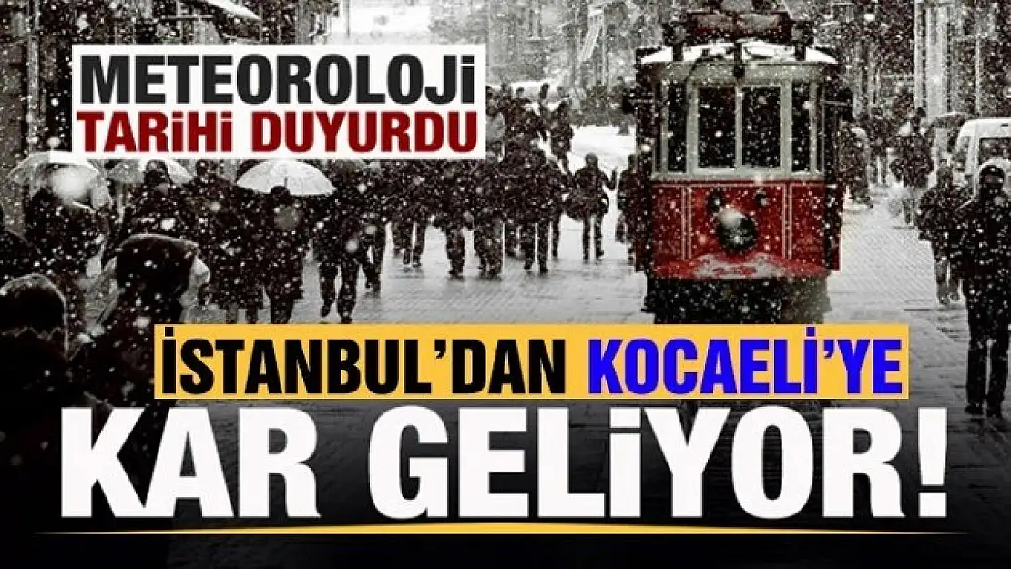 Kocaeli geneli için Kar uyarısı!