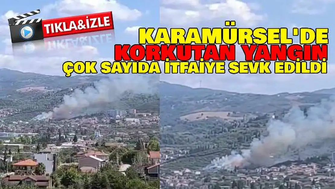 Korkutan Yangın: İtfaiye Ekipleri Seferber Oldu