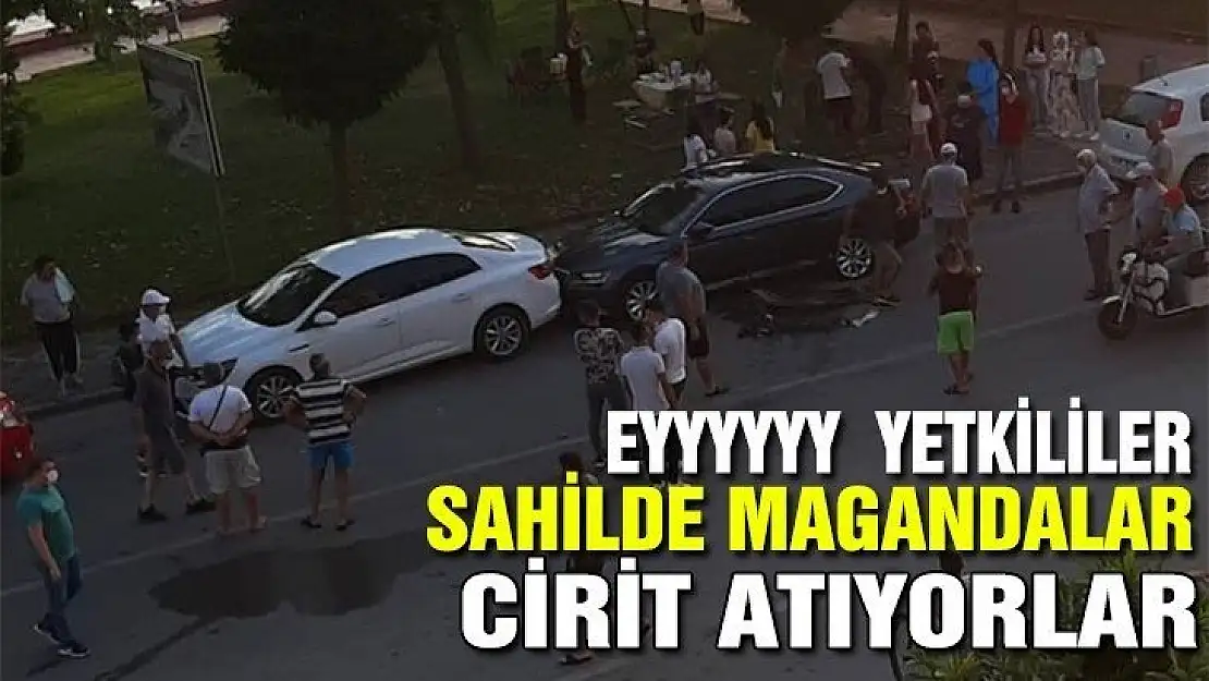 Magandalar Karamürsel sahilde huzur bırakmıyor!