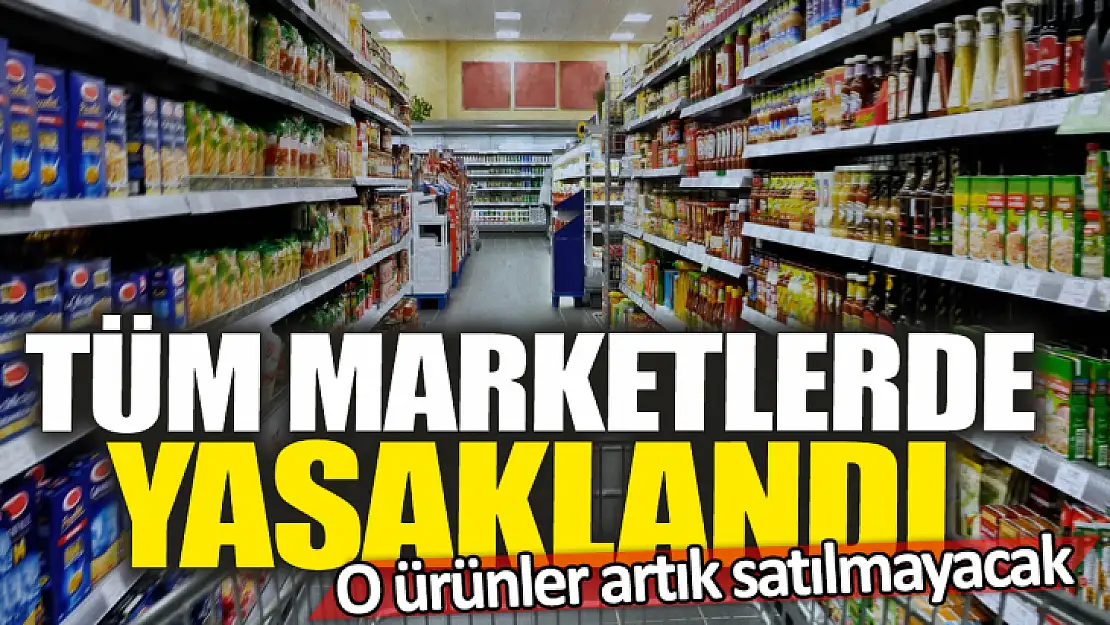 Markette o ürünlere dikkat edin!