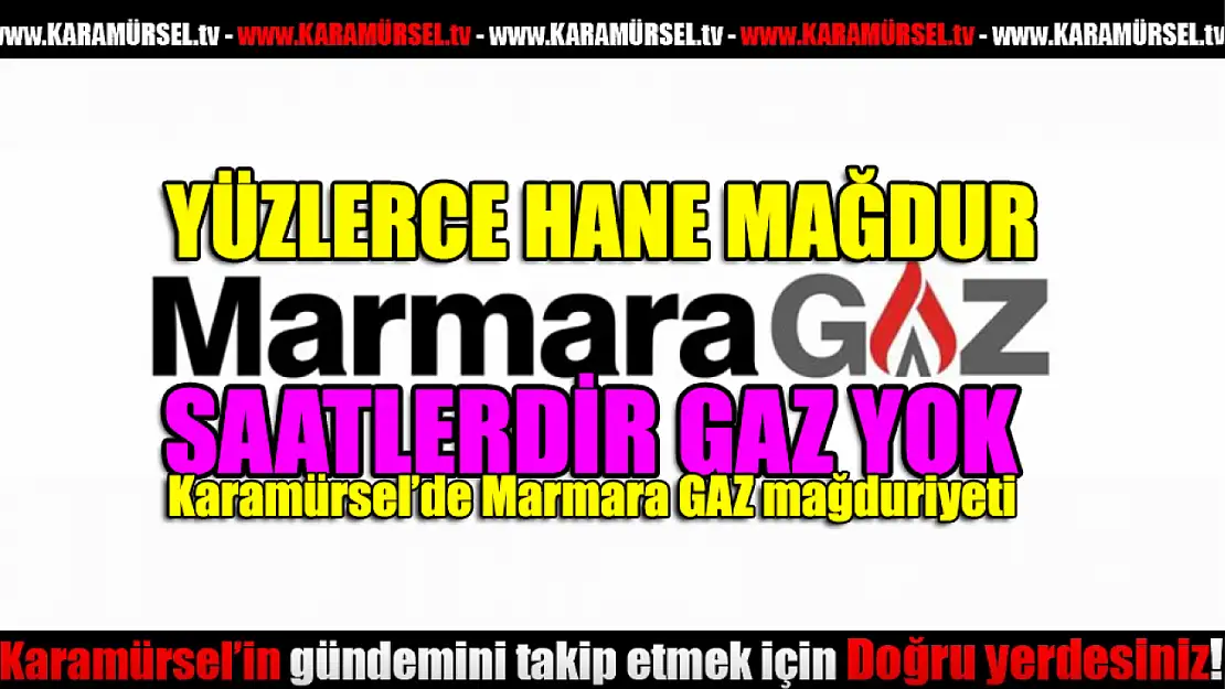 Marmara Gaz Krizi! Yüzlerce Aile Saatlerdir mağdur!