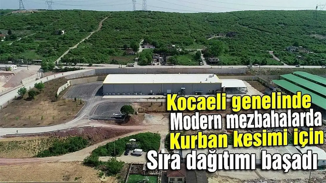 Modern mezbahalarda kurban kesimi için sıra dağıtımına başladı