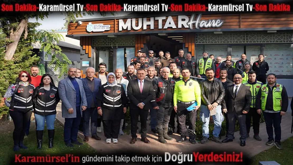 Motosiklet Sürücüleriyle Güvenlik İçin Buluşma