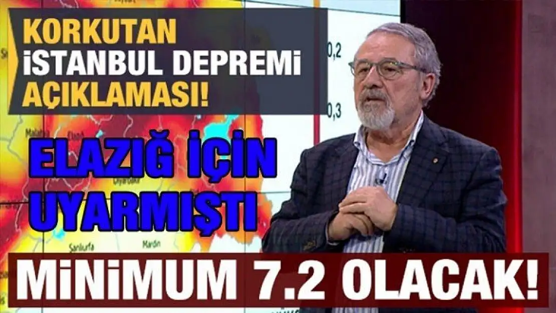 Naci Görür'den korkutan deprem açıklaması