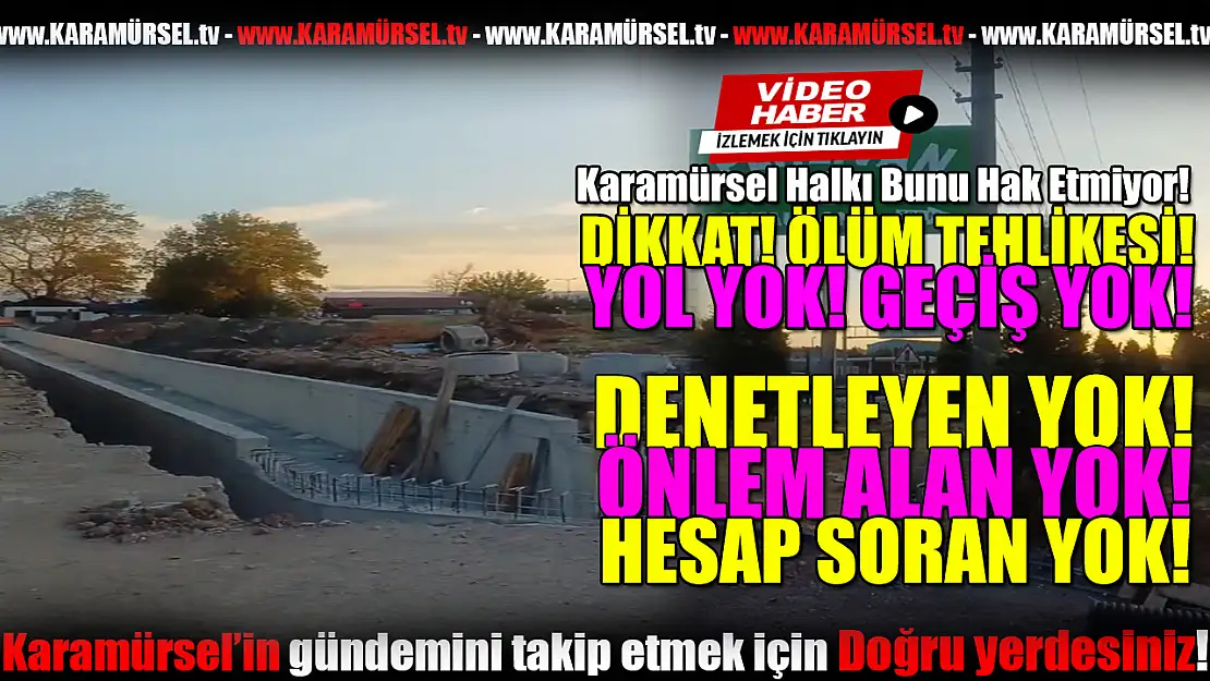 Plansız Su Kanalı Projesi Vatandaşları İsyan Ettirdi!