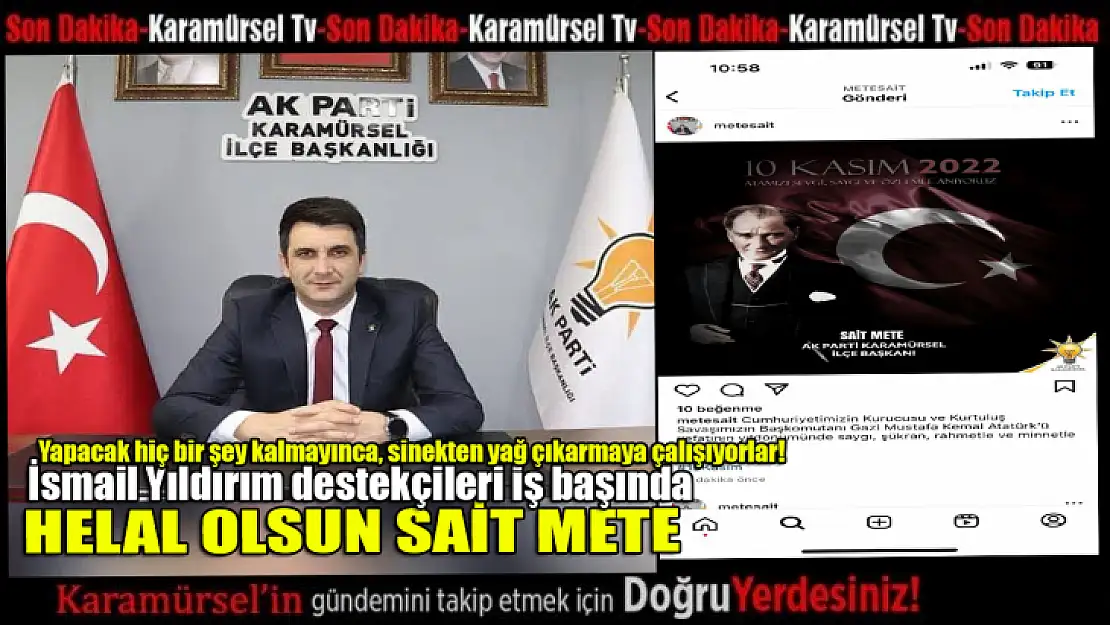 Sait Mete için yazılacak hiç bir şey bulamadılar! Bakın ne yaptılar!