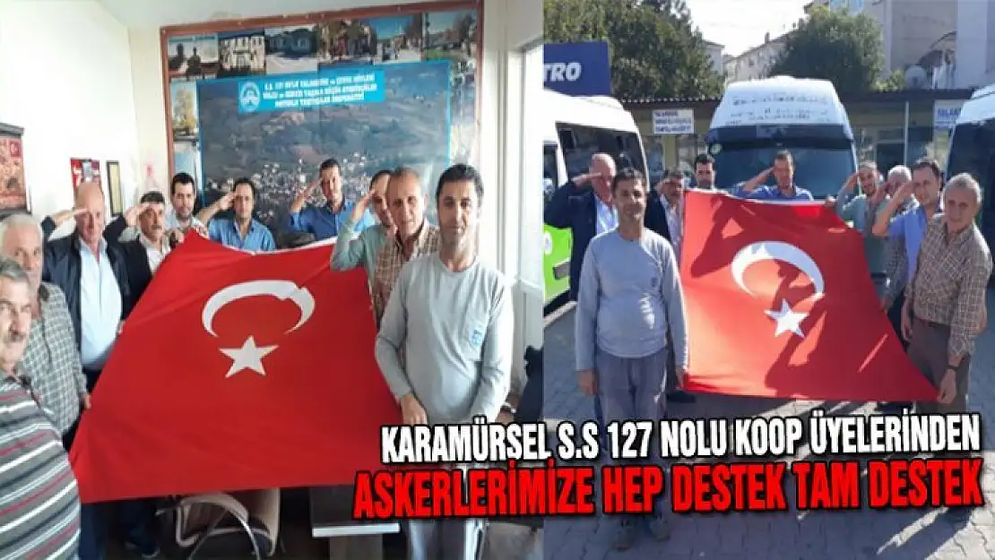 S.S.127 NOLU KOOPERATİFİ ÜYELERİNDEN TAM DESTEK