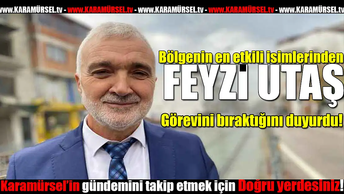 Şube Başkanı Feyzi Utaş Görevini Bıraktı!