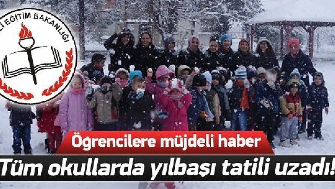 Öğrencilere müjde: Yılbaşı tatili onlara da uzadı